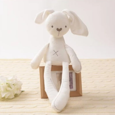 doudou bebe lapin blanc doux