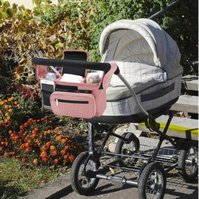 sac-a-langer-bebe-rose-poussette